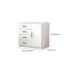 Armoire de rangement rectangulaire moderne à 5 tiroirs pour la maison