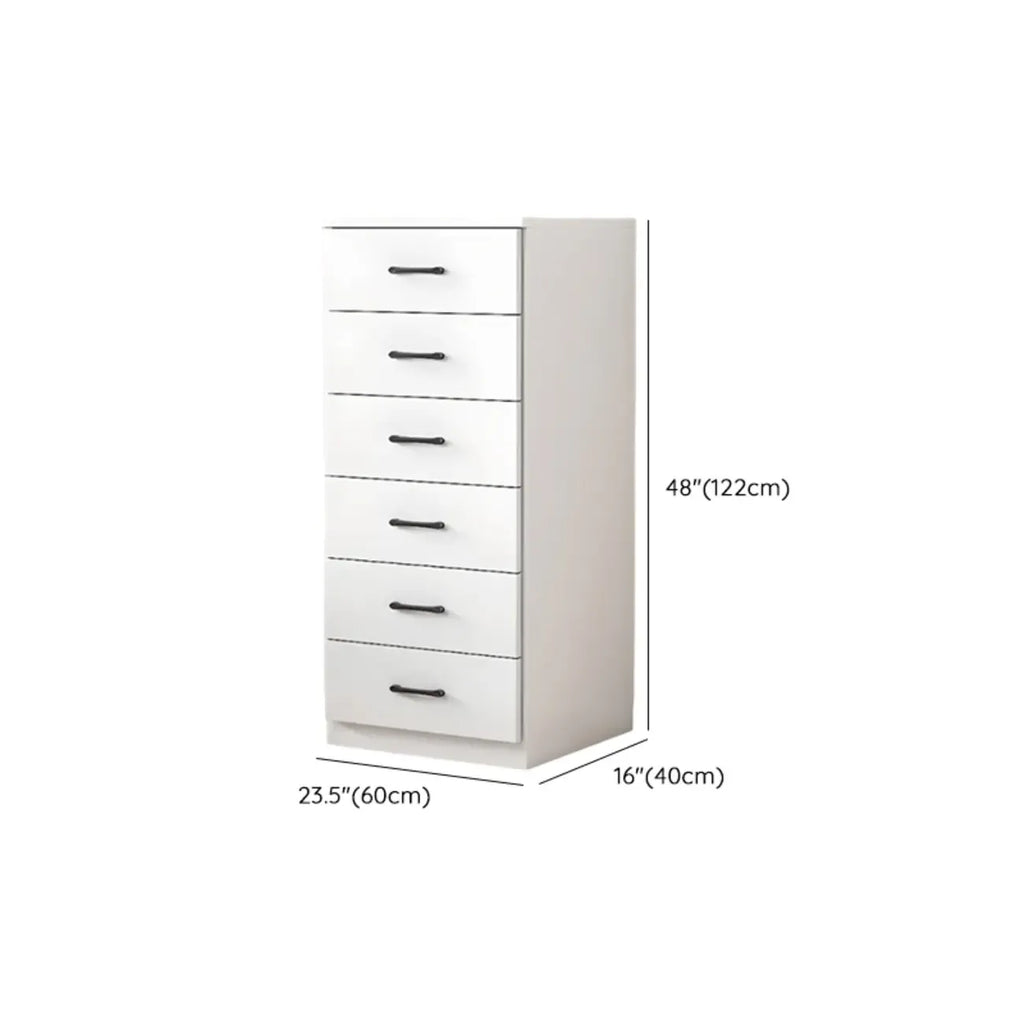 Armoire de rangement rectangulaire moderne à 5 tiroirs pour la maison