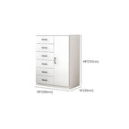 Armoire de rangement rectangulaire moderne à 5 tiroirs pour la maison