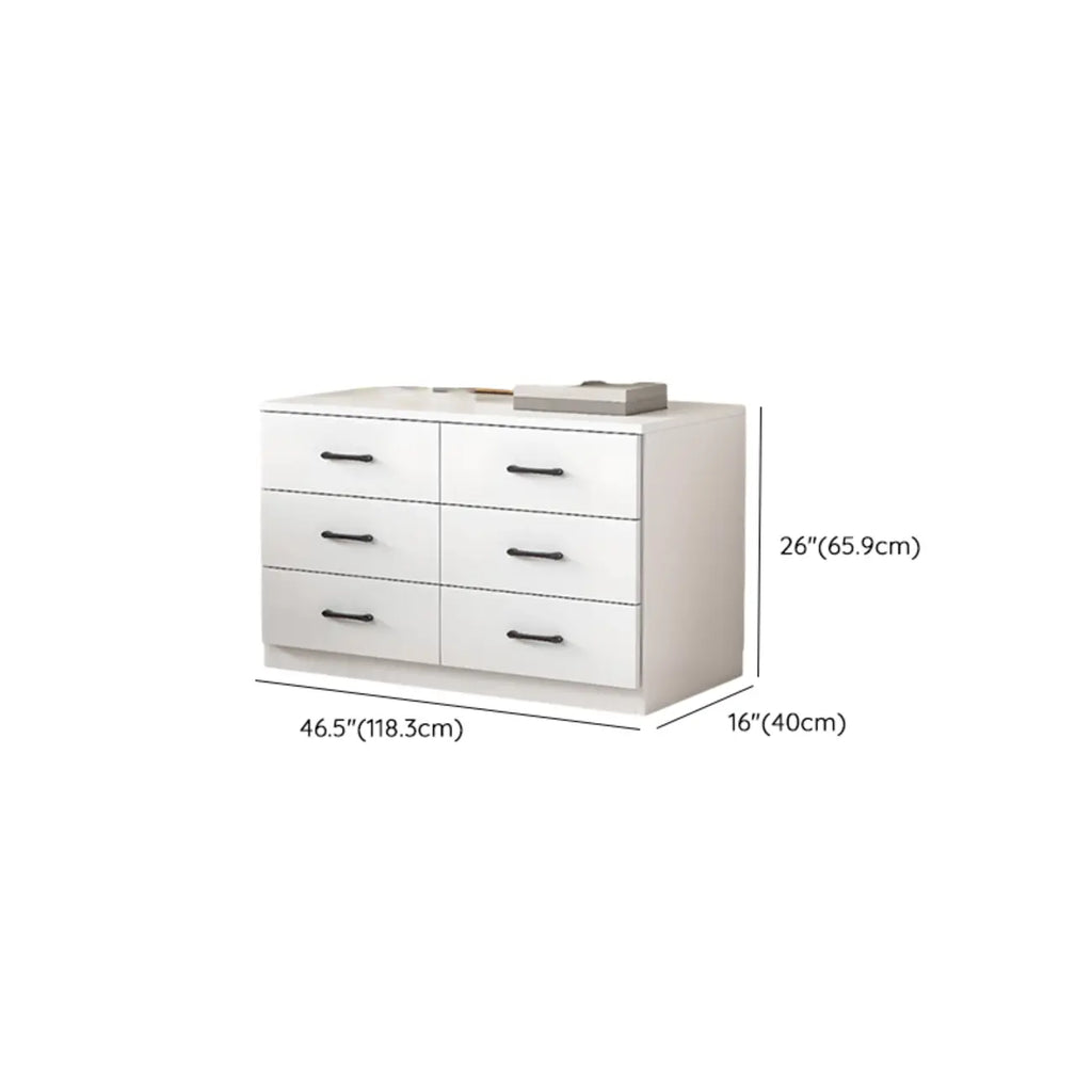Armoire de rangement rectangulaire moderne à 5 tiroirs pour la maison