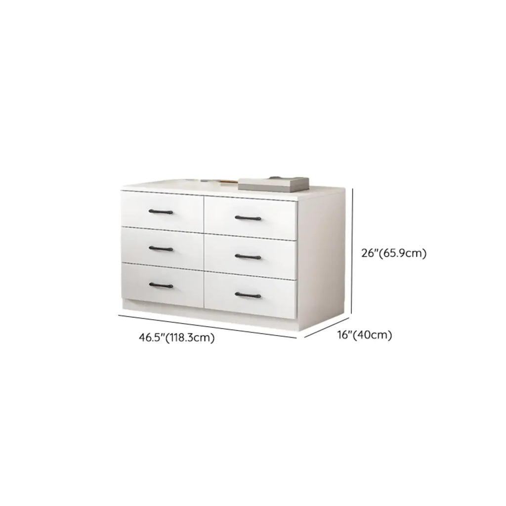 Armoire de rangement rectangulaire moderne à 5 tiroirs pour la maison