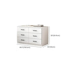 Armoire de rangement rectangulaire moderne à 5 tiroirs pour la maison