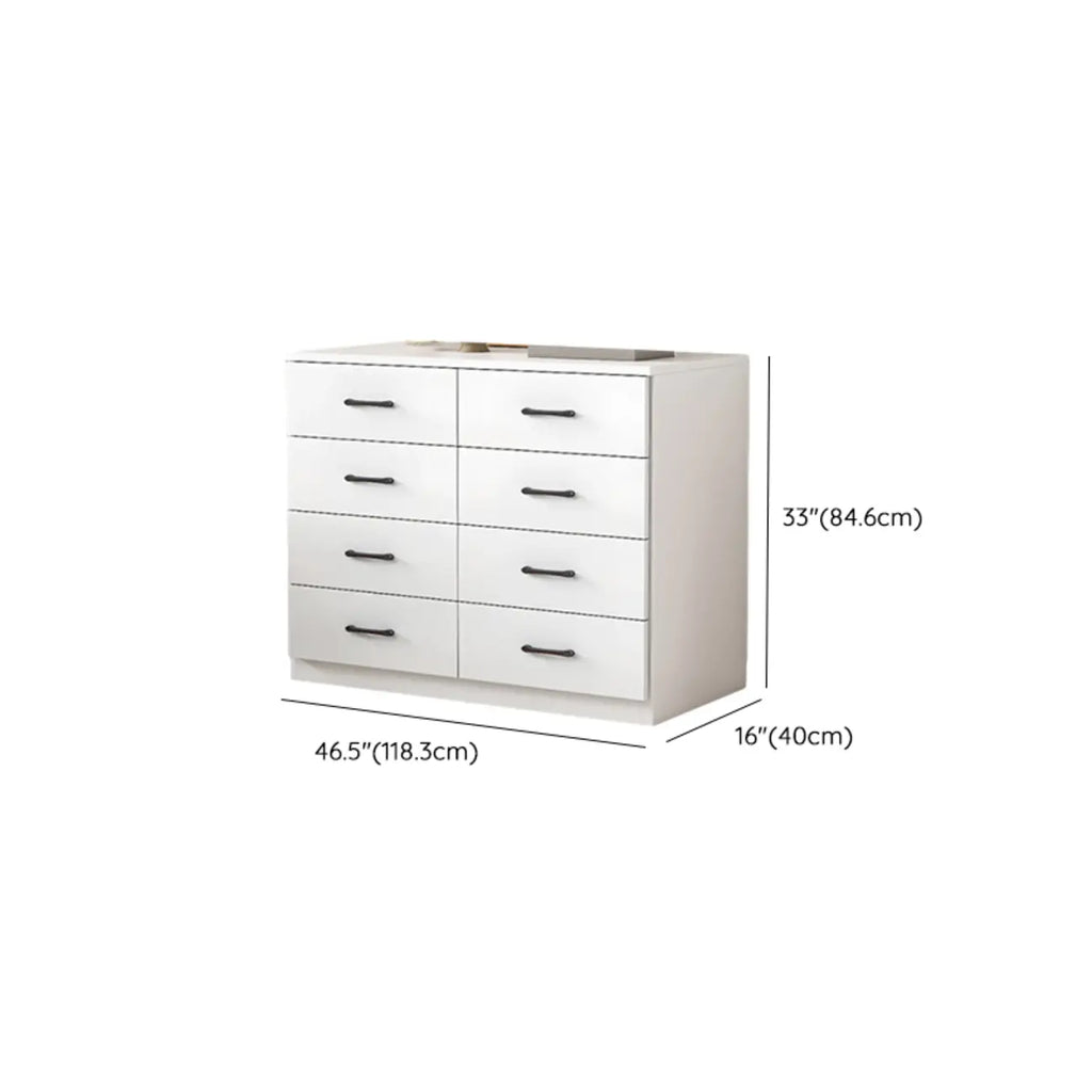 Armoire de rangement rectangulaire moderne à 5 tiroirs pour la maison