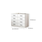 Armoire de rangement rectangulaire moderne à 5 tiroirs pour la maison