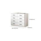 Armoire de rangement rectangulaire moderne à 5 tiroirs pour la maison