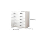 Armoire de rangement rectangulaire moderne à 5 tiroirs pour la maison