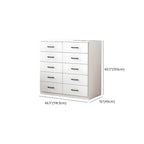 Armoire de rangement rectangulaire moderne à 5 tiroirs pour la maison