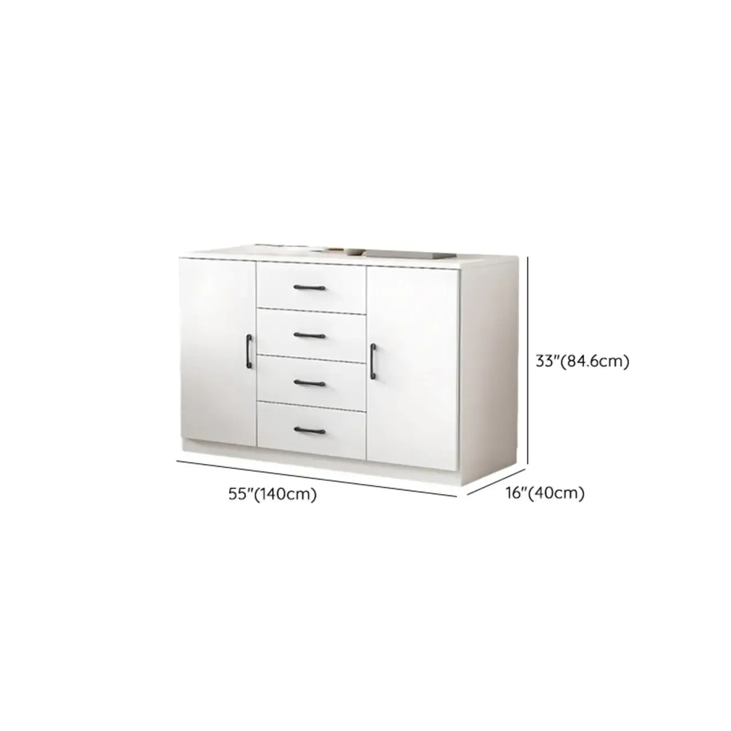 Armoire de rangement rectangulaire moderne à 5 tiroirs pour la maison