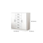 Armoire de rangement rectangulaire moderne à 5 tiroirs pour la maison