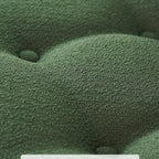 Fauteuil inclinable traditionnel en mohair capitonné