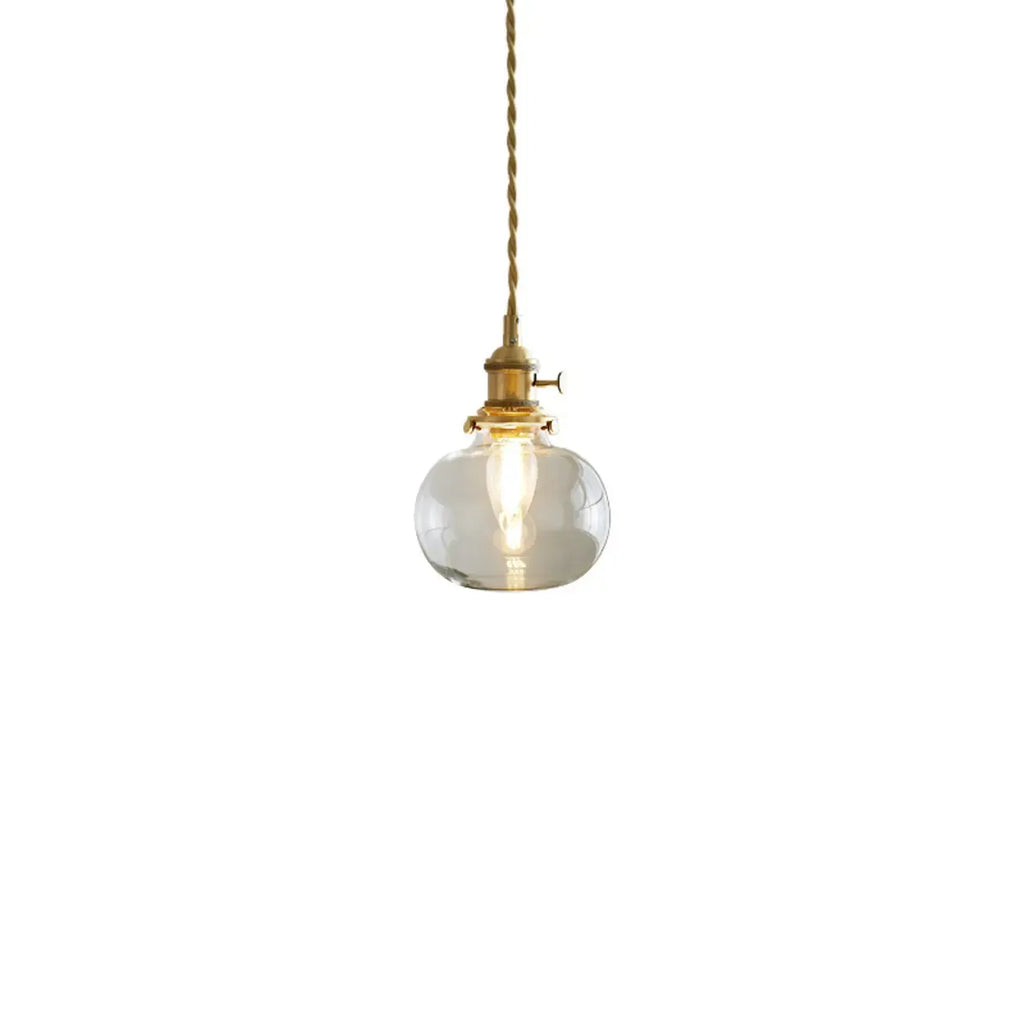 Suspension moderne à rayures en verre transparent pour salle à manger