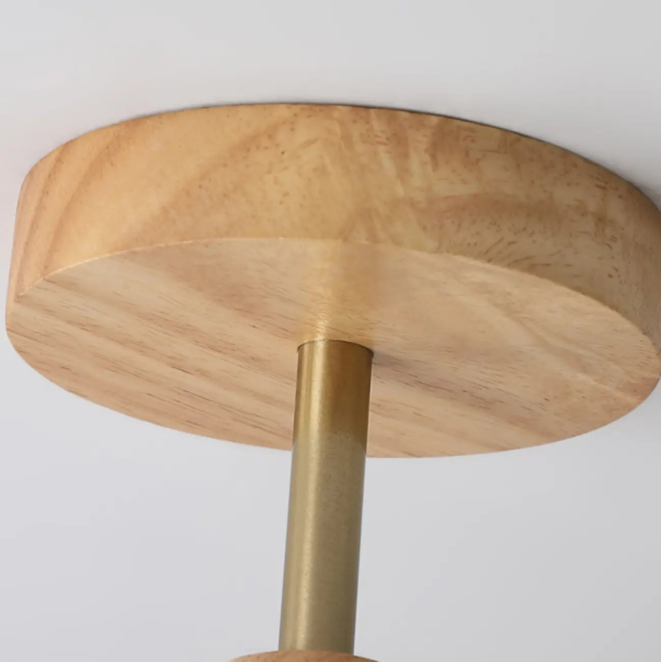 Mini plafonnier semi-encastré rond à LED blanche pour entrée