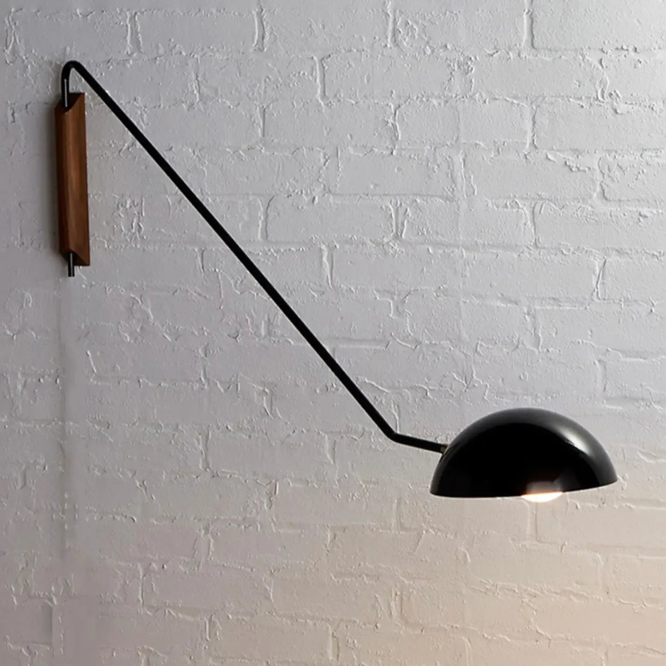 Applique murale industrielle flexible à bras articulé pour salon