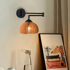 Applique murale moderne d'intérieur noire avec bras réglable