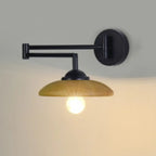 Applique murale moderne d'intérieur noire avec bras réglable