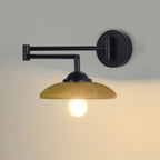 Applique murale moderne d'intérieur noire avec bras réglable