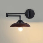 Applique murale moderne d'intérieur noire avec bras réglable