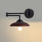Applique murale moderne d'intérieur noire avec bras réglable