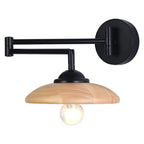 Applique murale moderne d'intérieur noire avec bras réglable