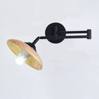 Applique murale moderne d'intérieur noire avec bras réglable