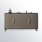 Meuble d'appoint glamour en bois de 35,5 cm pour la décoration du salon