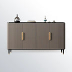 Meuble d'appoint glamour en bois de 35,5 cm pour la décoration du salon
