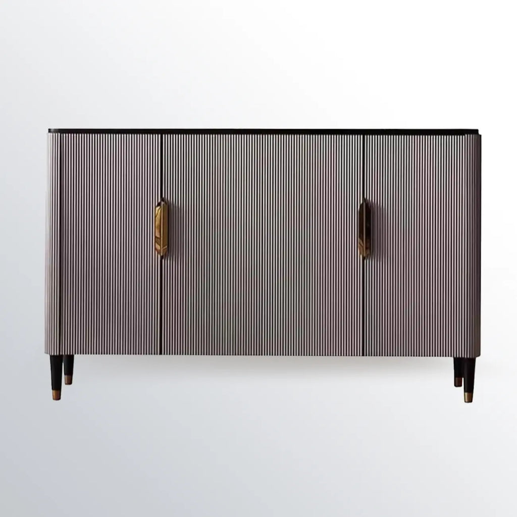 Meuble d'appoint glamour en bois de 35,5 cm pour la décoration du salon