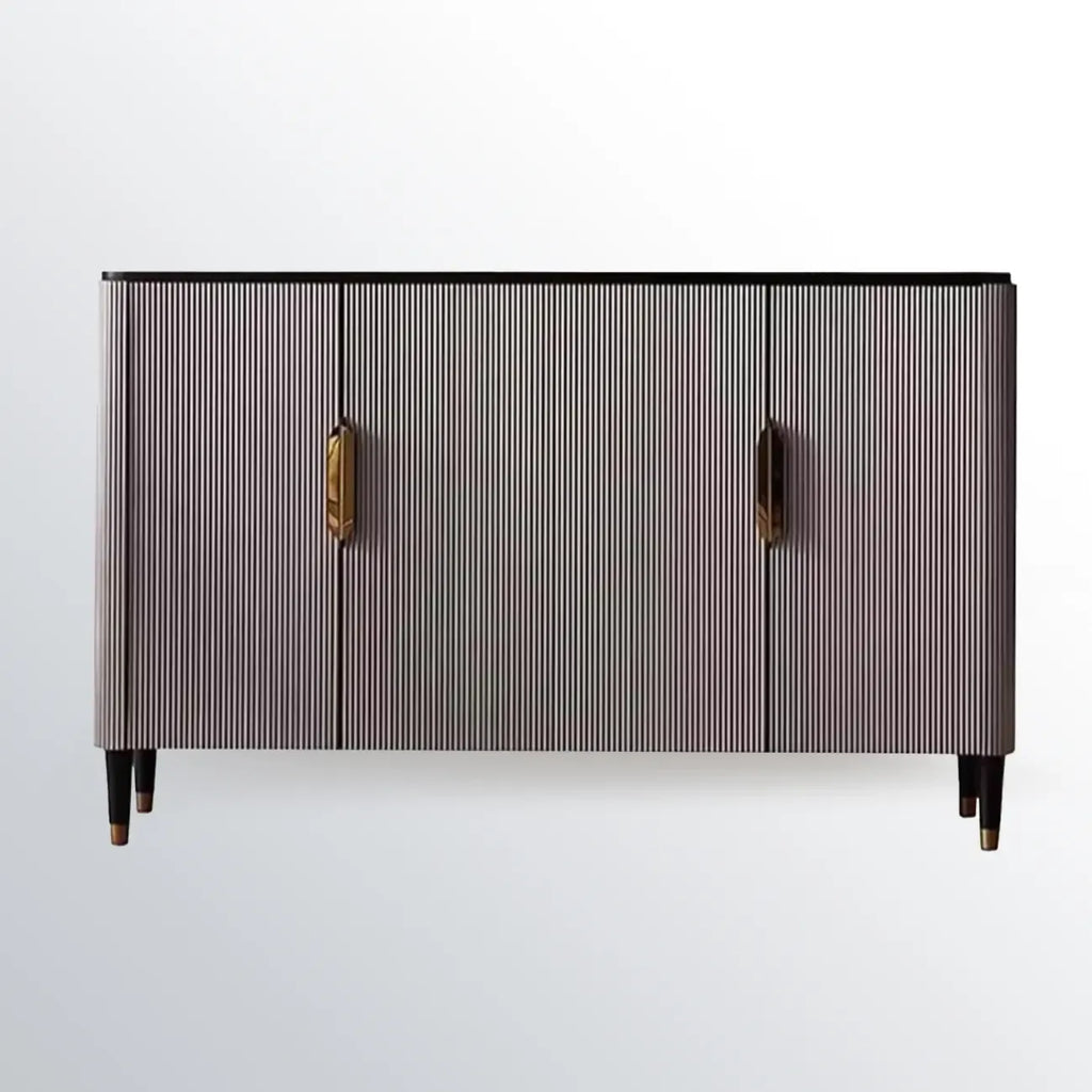 Meuble d'appoint glamour en bois de 35,5 cm pour la décoration du salon