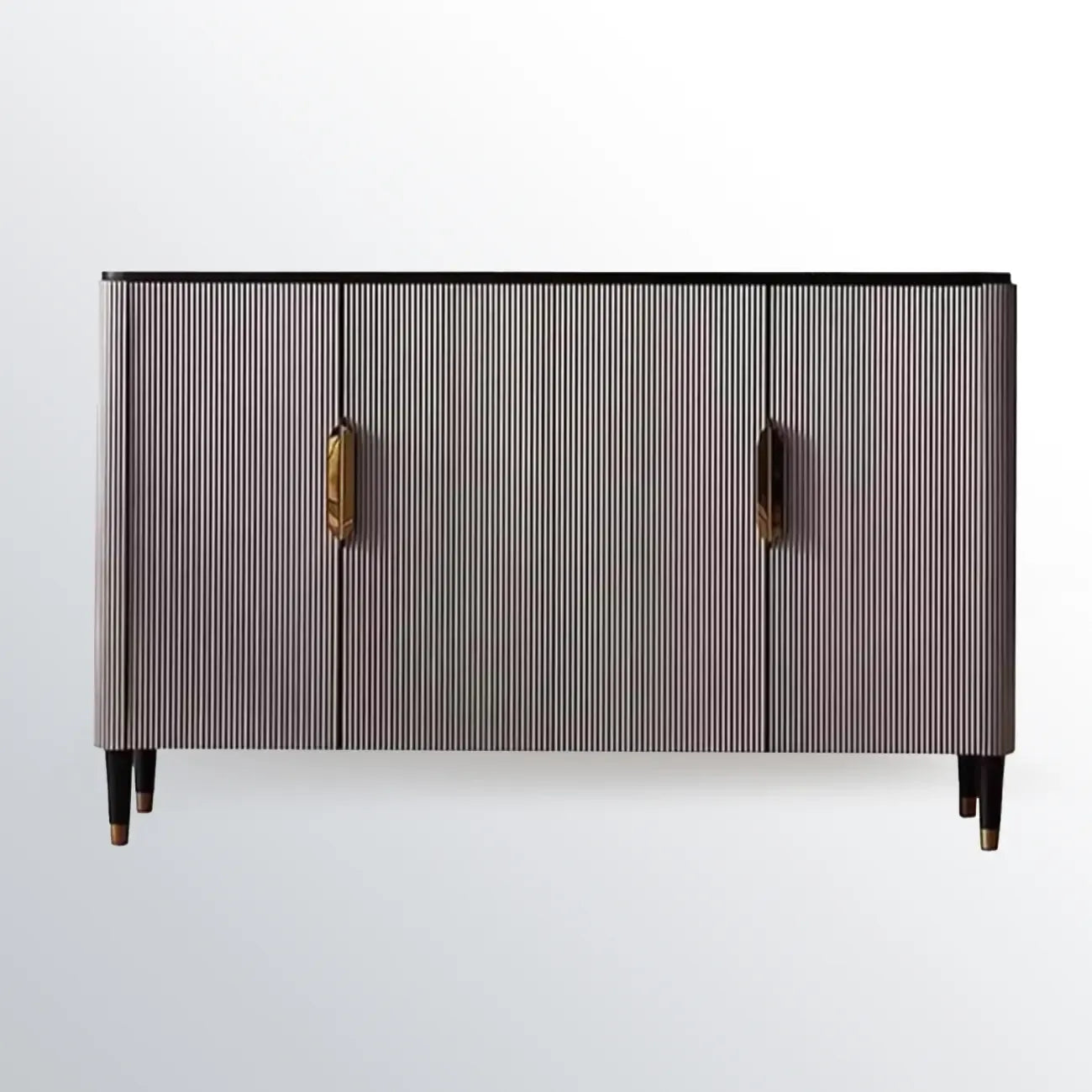 Meuble d'appoint glamour en bois de 35,5 cm pour la décoration du salon