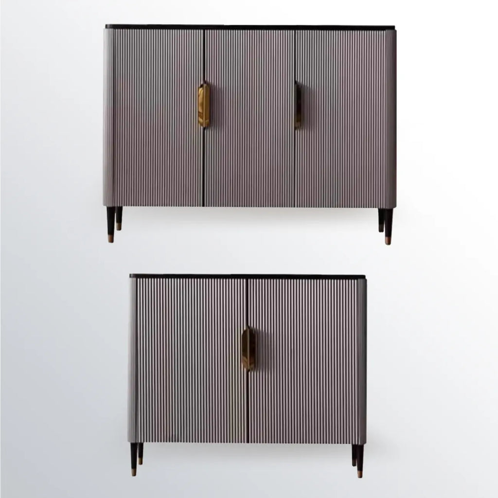 Meuble d'appoint glamour en bois de 35,5 cm pour la décoration du salon