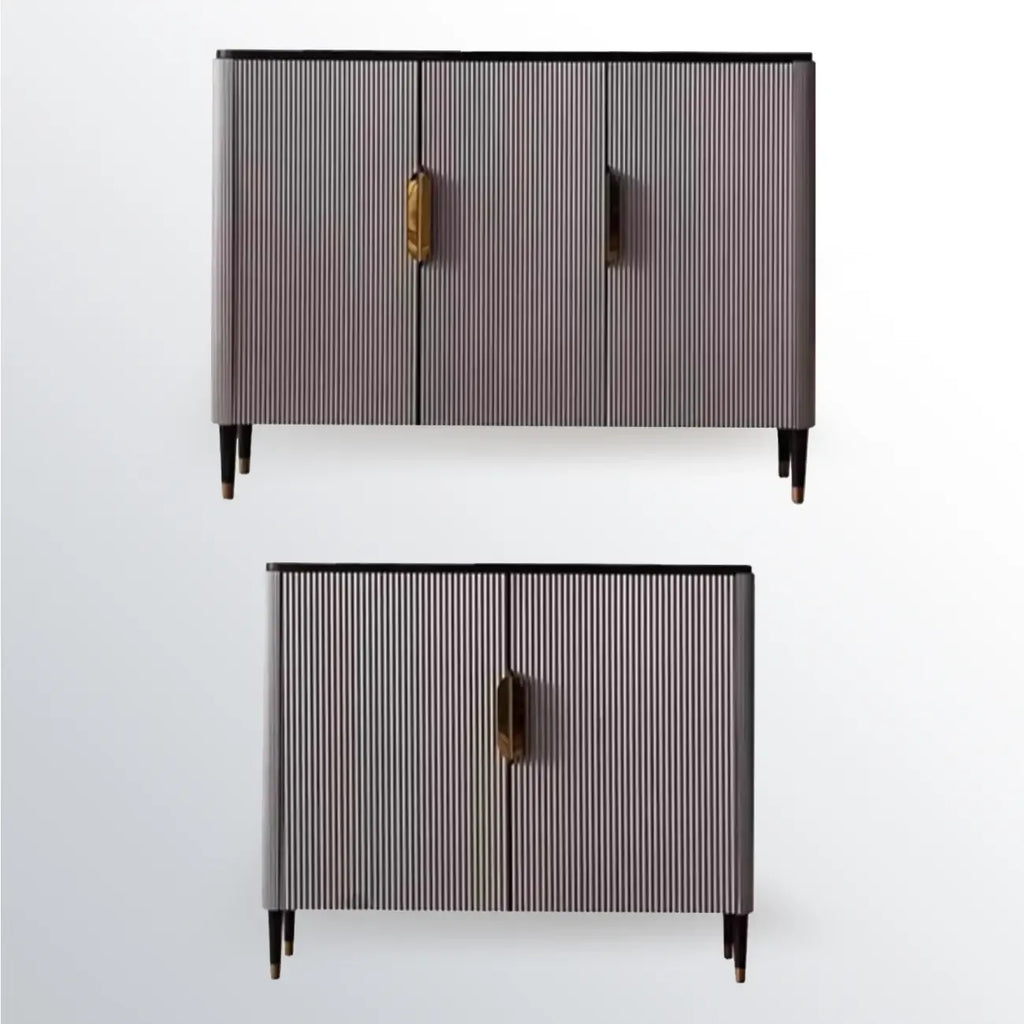Meuble d'appoint glamour en bois de 35,5 cm pour la décoration du salon