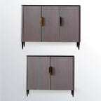 Meuble d'appoint glamour en bois de 35,5 cm pour la décoration du salon