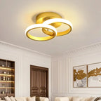 Plafonnier semi-encastré LED miniature moderne pour salon