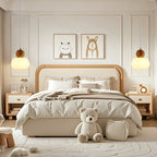 Suspension moderne en bois en forme de nuage pour chambre