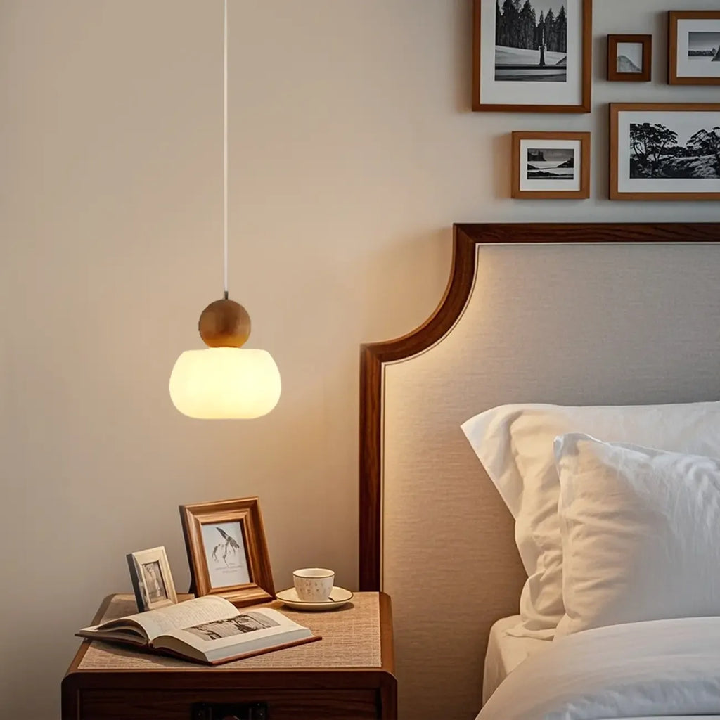 Suspension moderne en bois en forme de nuage pour chambre