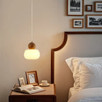Suspension moderne en bois en forme de nuage pour chambre