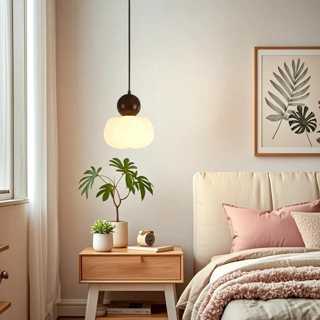 Suspension moderne en bois en forme de nuage pour chambre