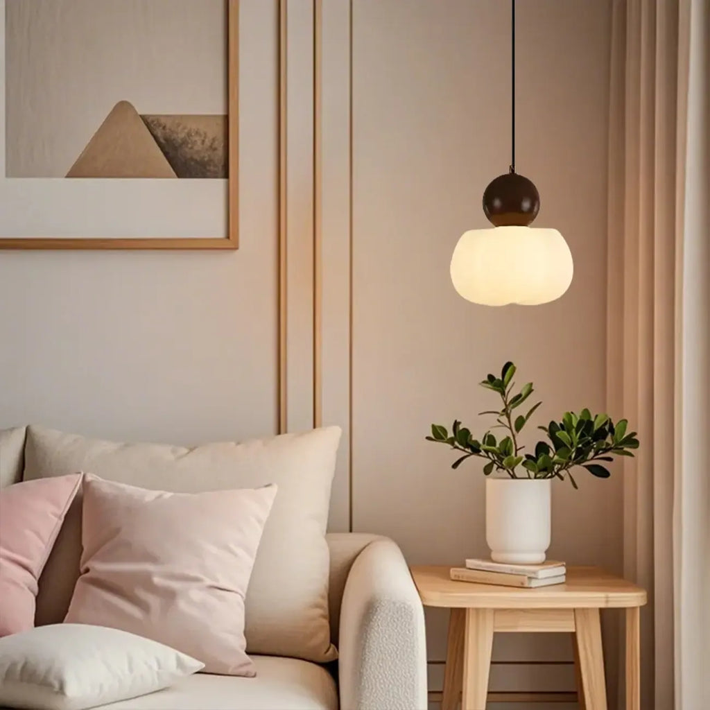 Suspension moderne en bois en forme de nuage pour chambre