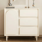 Commodes et chiffonniers modernes en bois blanc avec tiroirs à fermeture amortie