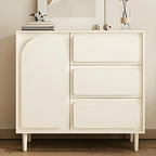 Commodes et chiffonniers modernes en bois blanc avec tiroirs à fermeture amortie