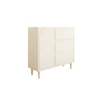 Commodes et chiffonniers modernes en bois blanc avec tiroirs à fermeture amortie