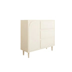 Commodes et chiffonniers modernes en bois blanc avec tiroirs à fermeture amortie