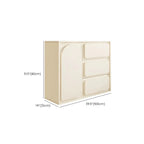 Commodes et chiffonniers modernes en bois blanc avec tiroirs à fermeture amortie