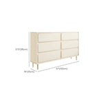 Commodes et chiffonniers modernes en bois blanc avec tiroirs à fermeture amortie