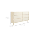 Commodes et chiffonniers modernes en bois blanc avec tiroirs à fermeture amortie