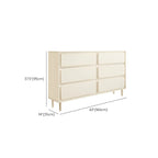 Commodes et chiffonniers modernes en bois blanc avec tiroirs à fermeture amortie