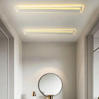 Plafonnier géométrique encastré à 2 lumières pour salon