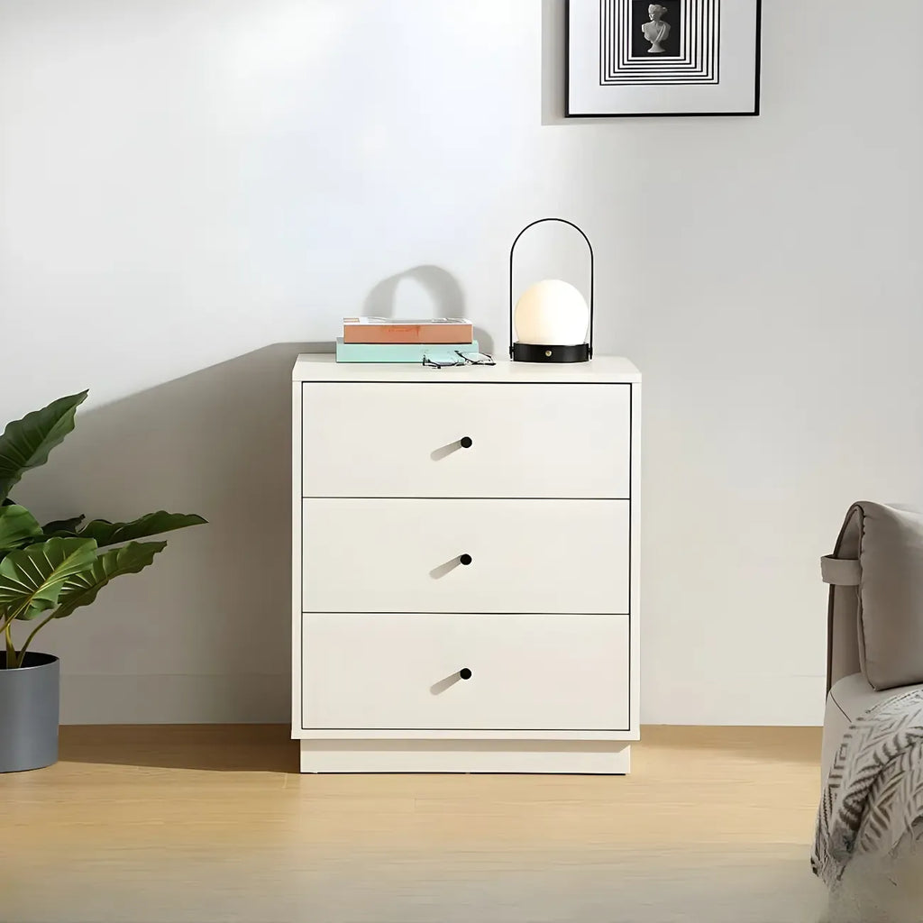 Commodes et coffres en bois blanc résistant avec rangement compact