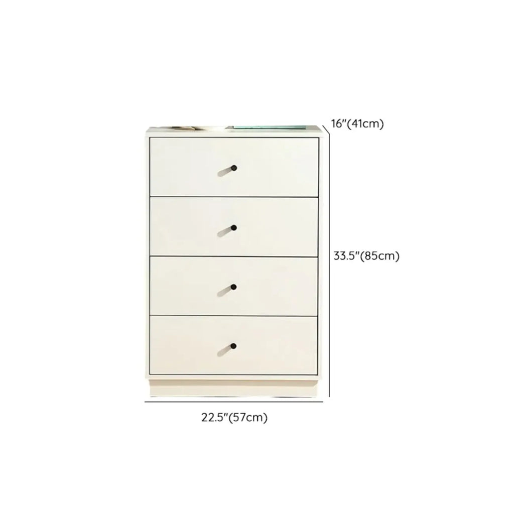 Commodes et coffres en bois blanc résistant avec rangement compact