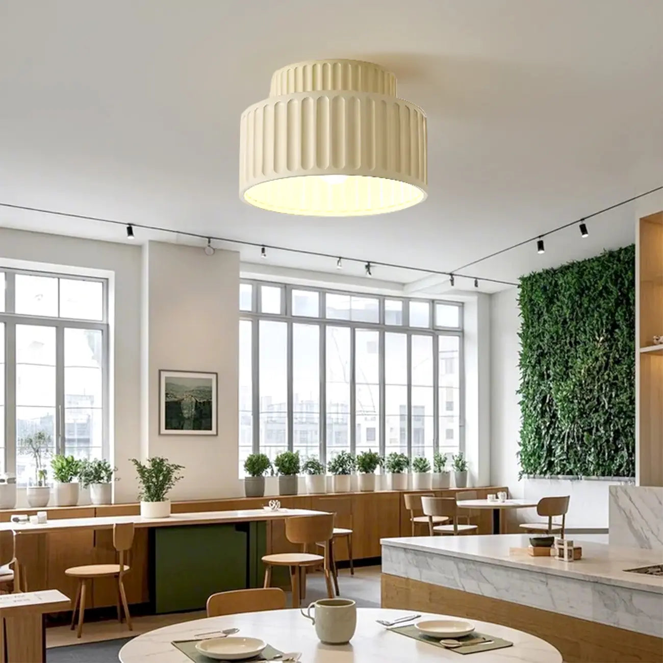 Plafonnier cylindrique de 5 à 9 pouces pour salon moderne